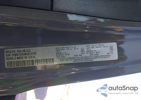 2021 Jeep Gladiator Sport from USA, damaged, VIN 1C6HJTAG4ML517715